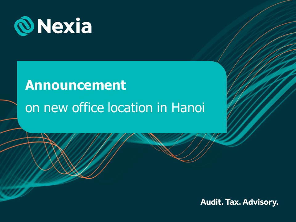 Announcement on the new office location in Hanoi